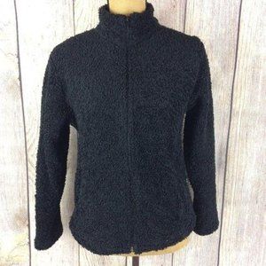 Black Diamond Women's Size Small Black Polartec Teddy Fleece Jacket Full Zip USA